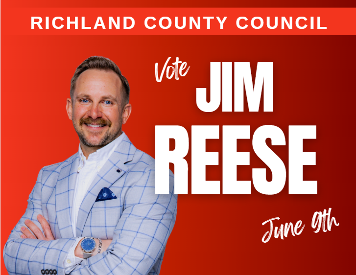 Jim Reese campaign graphic