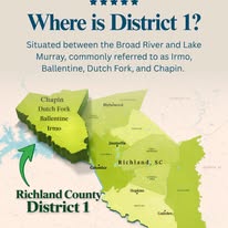 Richland County Council District 1 — Irmo, Dutch Fork, Ballentine, Chapin, SC