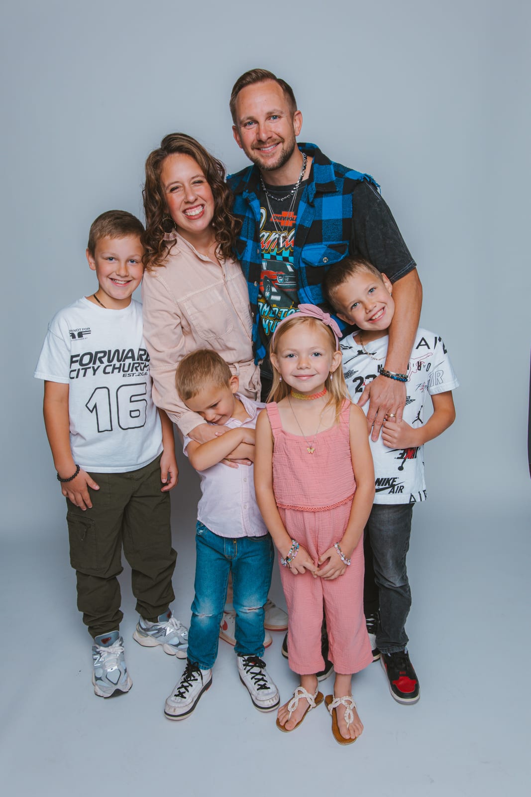 The Reese family at Forward City Church